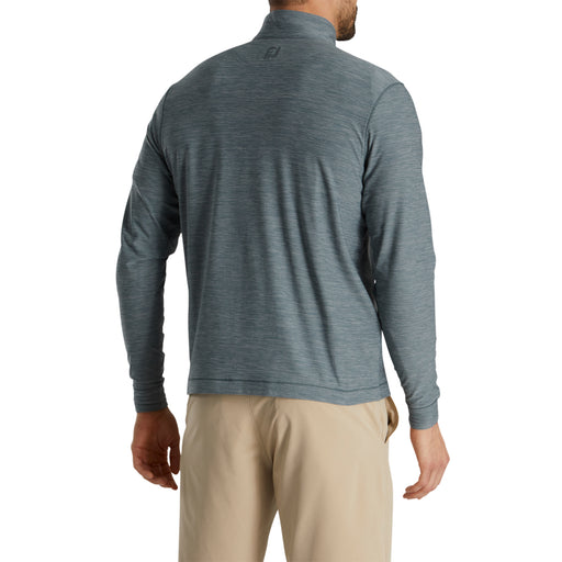 FootJoy Space Dye Jersey Grey Mens Golf 1/4 Zip