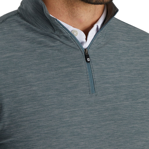 FootJoy Space Dye Jersey Grey Mens Golf 1/4 Zip