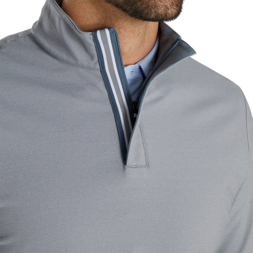 FootJoy Stretch Jersey Hthr Grey Mens Golf 1/4 Zip