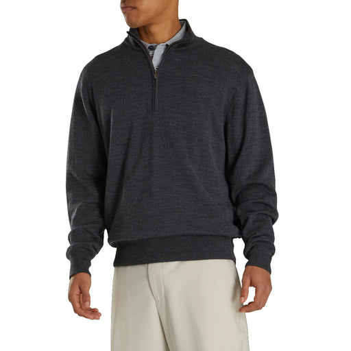 Foot Joy Lined Perform Gy Merino Mens Golf Sweater