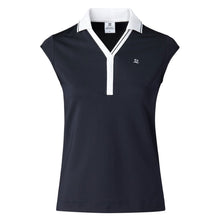 Load image into Gallery viewer, Daily Sports Indra Navy Womens SL Golf Polo
 - 1
