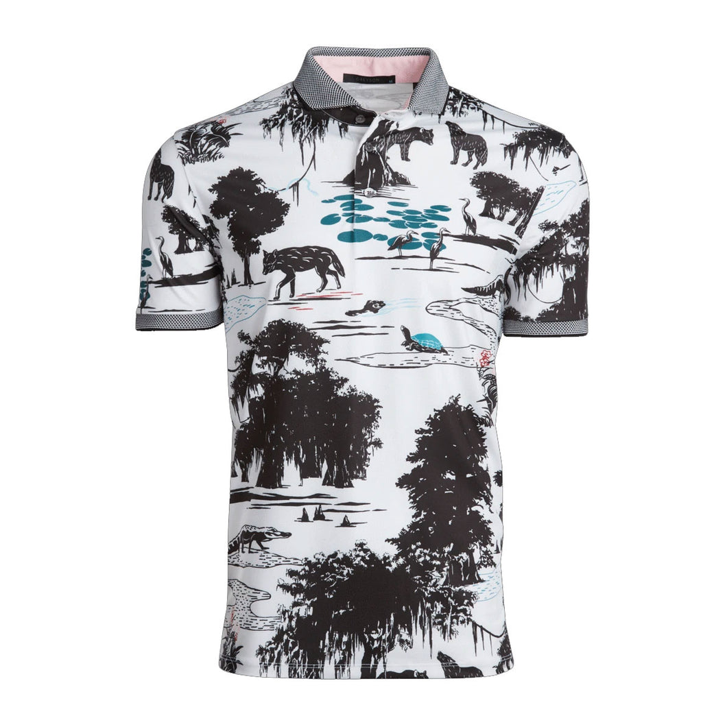 Greyson Commanders Bayou Arctic Mens Golf Polo