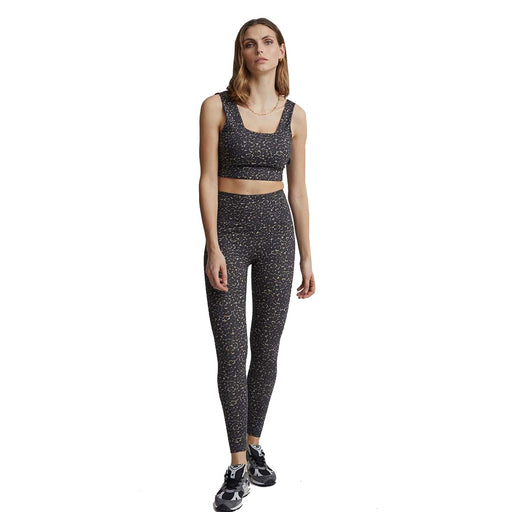 Varley Lets Move High Rise 25 Womens Leggings - Cluster Leopard/L