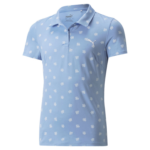 Puma MATTR Hibiscus Girls Golf Polo - Serenity/L