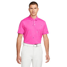 Load image into Gallery viewer, Nike Dri-FIT Player Heritage Print Mens Golf Polo - ACTIVE PINK 621/XL
 - 1