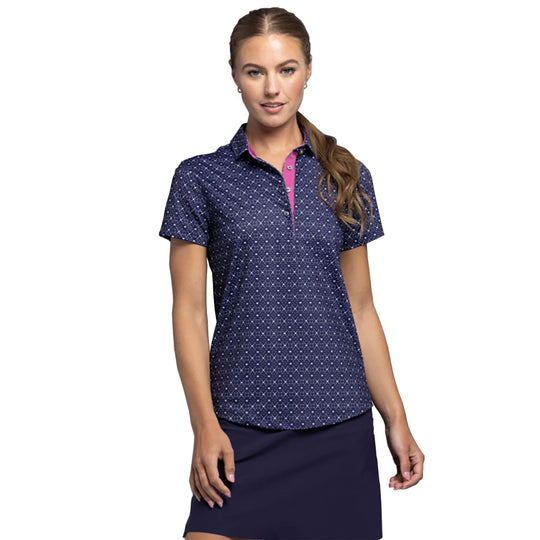 Greyson Scarlett Scarlett Moon Heart Womens Golf Polo