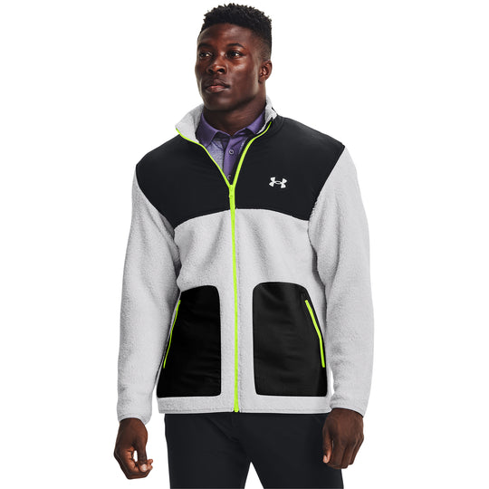 Under Armour SweaterFleece Pile Mens Golf Full Zip