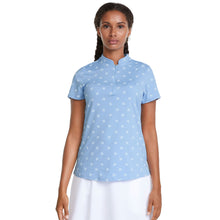 Load image into Gallery viewer, Puma MATTR Hibiscus Womens Golf Polo - SERENITY/WHT 02/L
 - 1