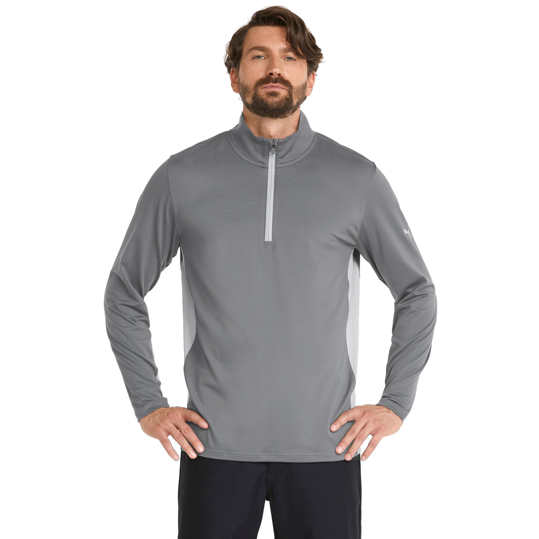 Puma Gamer Mens Golf 1/4 Zip - QUIET SHADE 20/XL