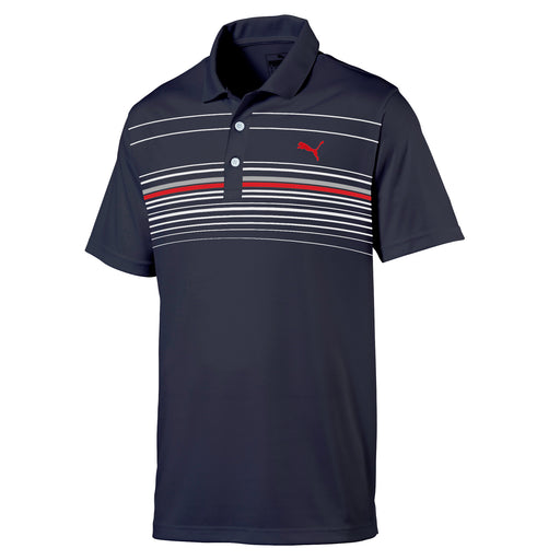 Puma MATTR Canyon Mens Golf Polo - NVY/SKI PTRL 08/XXL