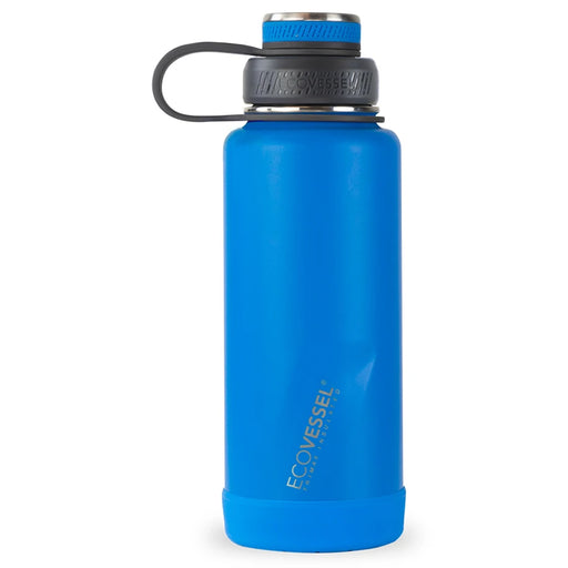 EcoVessel The Boulder 32 Stain Steel Water Bottle - Hudson Blue Hb