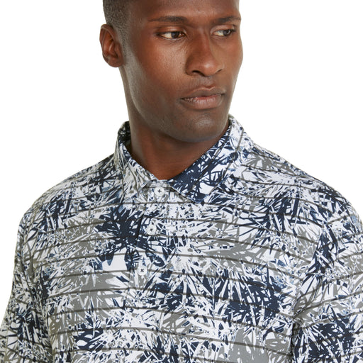 Puma Cloudspun Tropic Leaves Mens Golf Polo