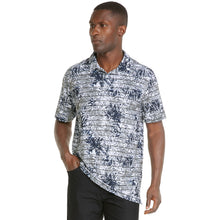 Load image into Gallery viewer, Puma Cloudspun Tropic Leaves Mens Golf Polo - QUIET SHD/NY 01/XL
 - 1