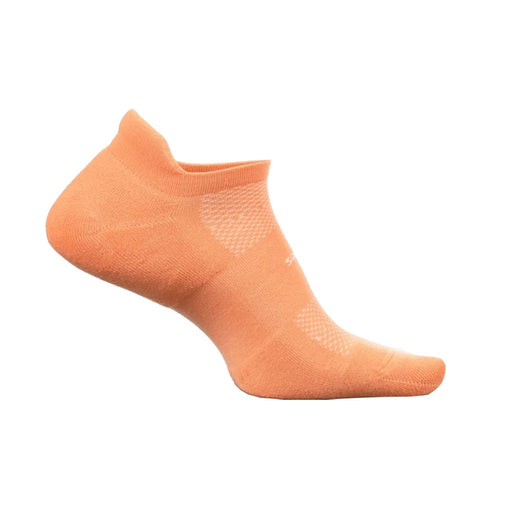 Feetures High Performance Cushion No Show Socks - CREAMSICLE 429/L