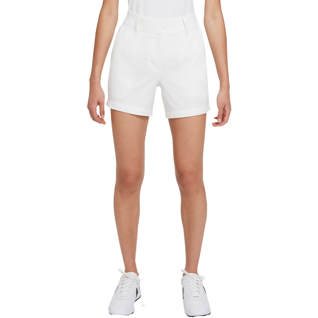 Nike Dri-FIT Victory 5in White Womens Golf Shorts - WHITE 100/M