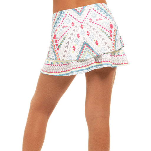 Lucky in Love Desert Vibes White Girls Golf Skort