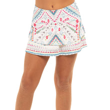 Load image into Gallery viewer, Lucky in Love Desert Vibes White Girls Golf Skort - WHITE 110/L
 - 1