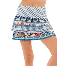 Load image into Gallery viewer, Lucky in Love Play N Para Blu 15.25 Wmn Golf Skort
 - 1