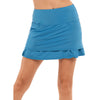 Lucky in Love Awesome Blossom Aegean Blue 15.25in Womens Golf Skort