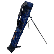 Load image into Gallery viewer, Zero Friction Air Lite Golf Stand Bag - Navy/Cognac
 - 2