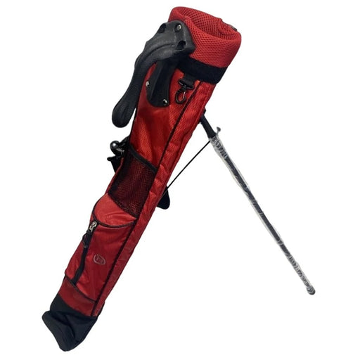 Zero Friction Air Lite Golf Stand Bag - Red/Black