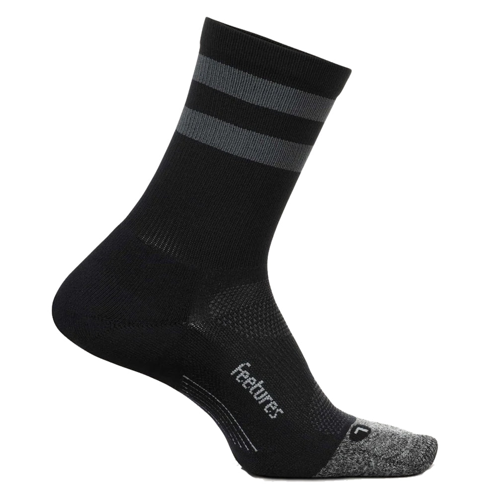 Feetures Elite Light Cushion Mini Crew Socks - BK HITOP 404/XL