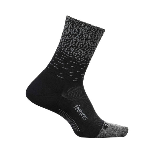 Feetures Elite Light Cushion Mini Crew Socks - BLK STATIC 375/XL