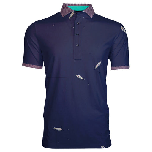 Greyson Skysail Mens Golf Polo - MALTESE BLU 417/XL