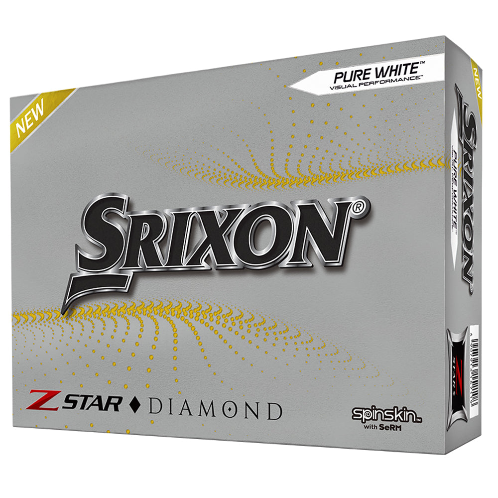Srixon Z-Star Diamond Golf Balls - Dozen - White
