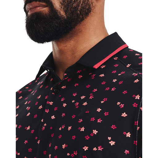 Under Armour Iso-Chill Floral Mens Golf Polo