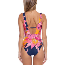 Load image into Gallery viewer, Trina Turk Breeze Plunge Multi 1pc Womens Swimsuit
 - 2