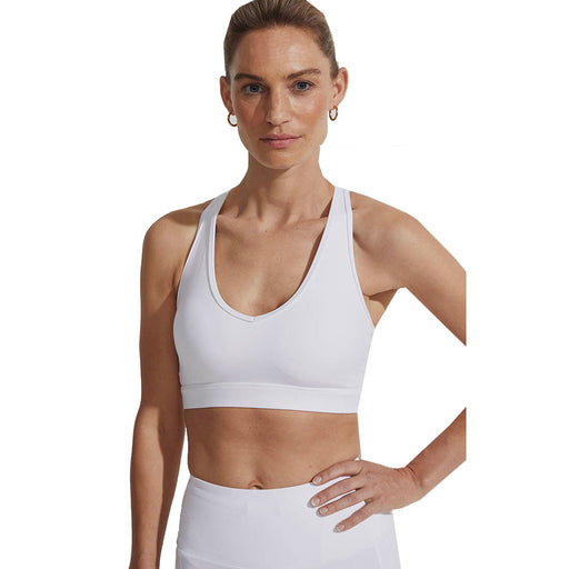 Varley Lets Go Park Womens Sports Bra - White/L