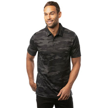 Load image into Gallery viewer, TravisMathew Heater Camo Mens Golf Polo - Black/XXL
 - 1