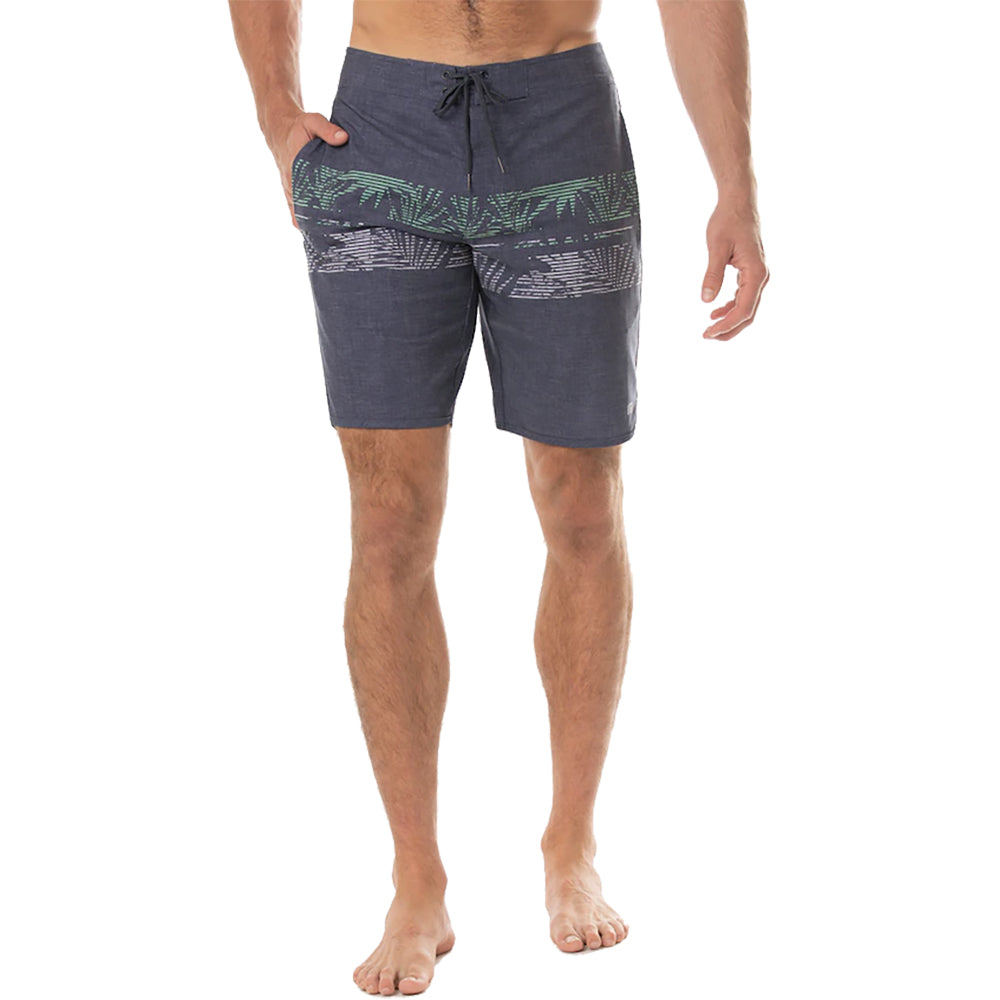 TravisMathew Parked The Shark Mens Boardshorts - Hthr Insig 4hin/36