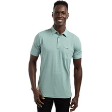 Load image into Gallery viewer, TravisMathew Off The Record Mens Golf Polo - Htr Br Grn 3hbg/XL
 - 1