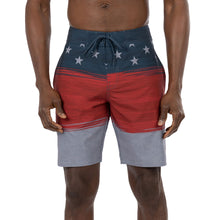 Load image into Gallery viewer, TravisMathew Starboard Shores Mens Boardshorts - Htr Blu Nt 4hbn/36
 - 1