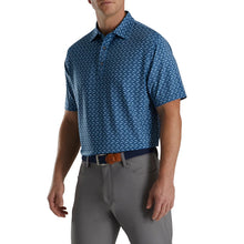 Load image into Gallery viewer, FootJoy Lisle Leap Dolphins Print Mens Golf Polo
 - 1