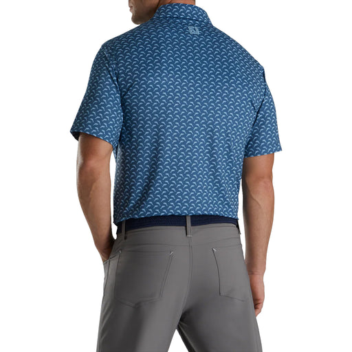 FootJoy Lisle Leap Dolphins Print Mens Golf Polo