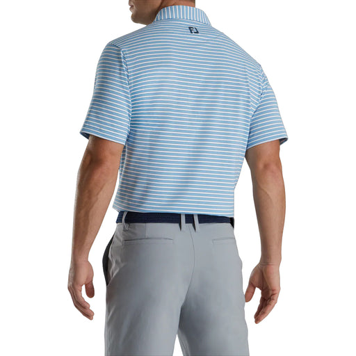 FootJoy Mini Regiment Stripe Lisle Mens Golf Polo