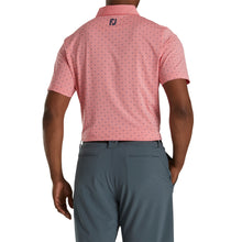 Load image into Gallery viewer, FootJoy Athletic Fit Deco Prnt Coral Men Golf Polo
 - 2