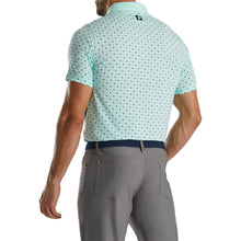 Load image into Gallery viewer, FootJoy Athletic Fit Deco Print Mint Men Golf Polo
 - 2