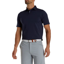 Load image into Gallery viewer, FootJoy Athletic Fit Solid Navy Mens Golf Polo - Navy/XL
 - 1