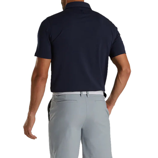 FootJoy Athletic Fit Solid Navy Mens Golf Polo