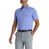 FootJoy Athletic Fit Solid Lisle Blue Violet Mens Golf Polo