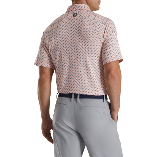 FootJoy Lisle Leap Dolphins Prnt Pk Mens Golf Polo