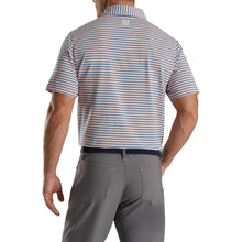 Load image into Gallery viewer, FootJoy Mini Regimental Stripe Pk Mens Golf Polo
 - 2
