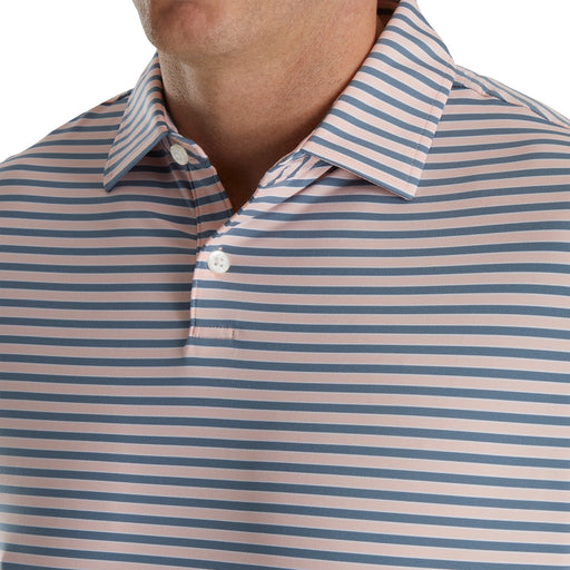 FootJoy Mini Regimental Stripe Pk Mens Golf Polo