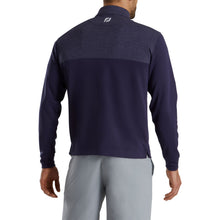 Load image into Gallery viewer, FootJoy Heather Yoke Navy Mens Golf 1/2 Zip
 - 2