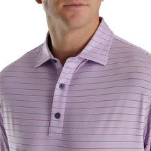 Load image into Gallery viewer, FootJoy Triple Pinstripe Lisle PU Mens Golf Polo
 - 3