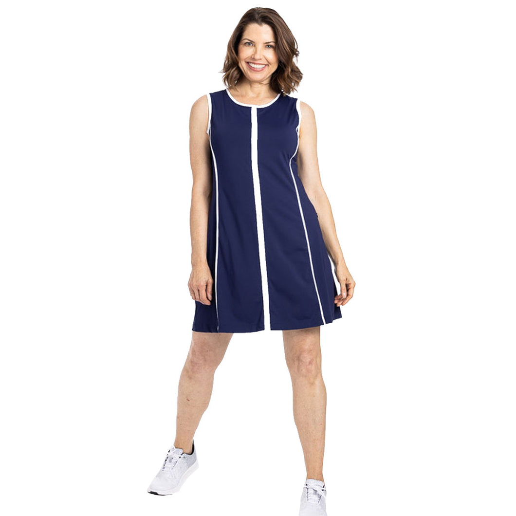 Kinona Birdie Maker Navy Womens Golf Dress - NAVY BLUE 224/L